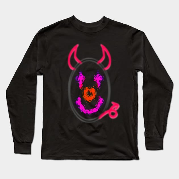 halloween clown Long Sleeve T-Shirt by Eddga